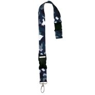 Sleutellint keycord camouflage zwart-grijs 0006-0633 #