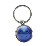 Sleutelhanger 0006-0064 Smiley Chip D6 blauw #